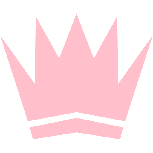 Pink Crown Icon
