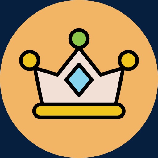 Hand Painted Pattern Material School Students,imperial Crown, Hand