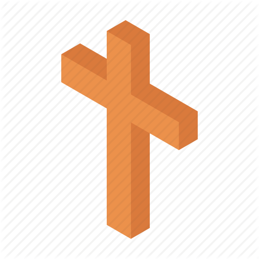 Catholic, Christian, Cross, Crucifix, Faith, Isometric, Religion Icon