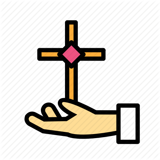 Cross, Crucifixion, Easter, Holding, Sacrifice Icon
