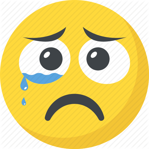 Crying Emoji, Emoticon, Sad Face, Unhappy, Weeping Icon