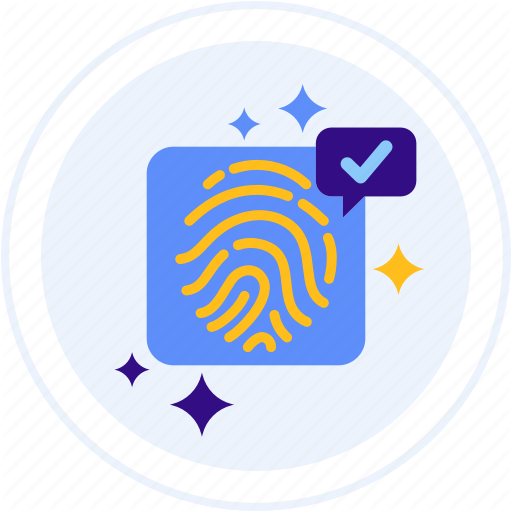Cryptographic, Cryptography, Fingerprint, Signature, Touch Id Icon