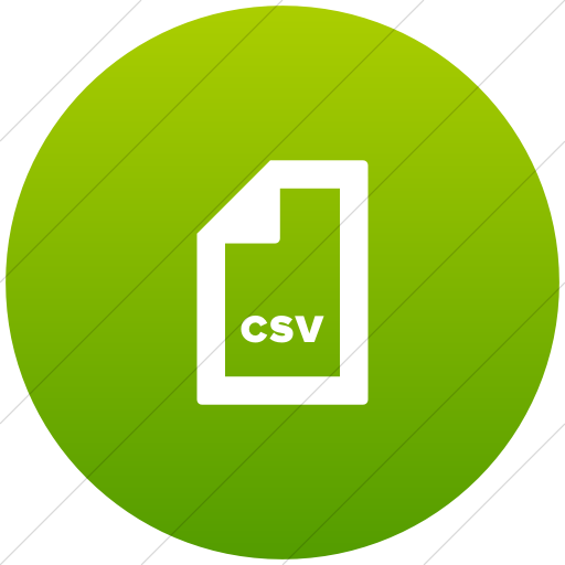 Flat Circle White On Green Gradient Foundation