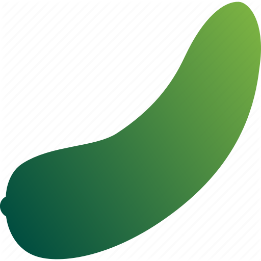Cucumber, Food, Healthy, Vegetable, Vegetarian Icon