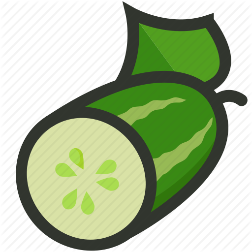 Cucumber, Food, Salad, Vegetable, Veggie Icon