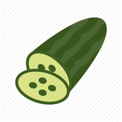 Cucumber, Food, Salad Icon