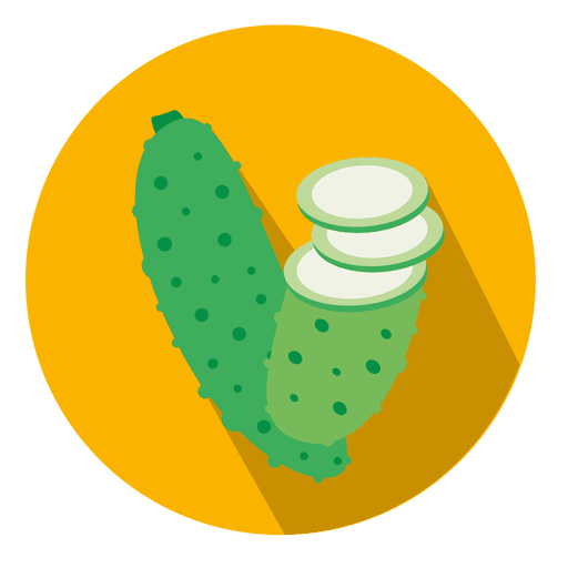 Cucumber Circle Icon