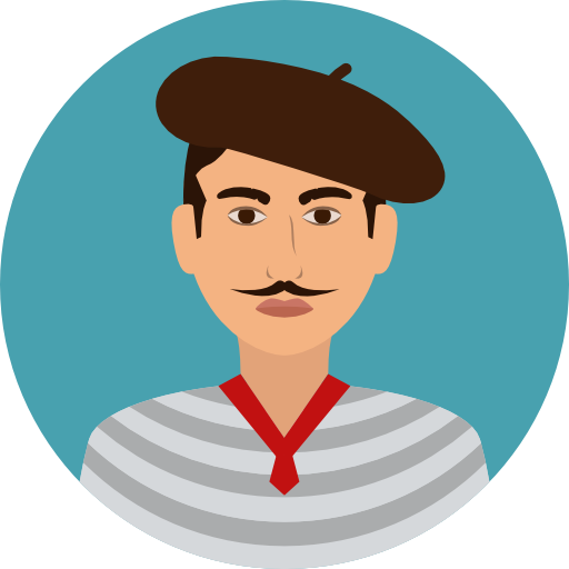 User, Cultures, French, Avatar, Traditional, Culture Icon