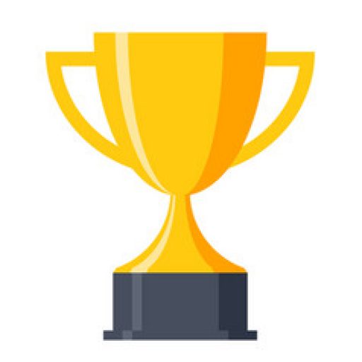 Cropped Trophy Cup Icon Vector The Uogdasco