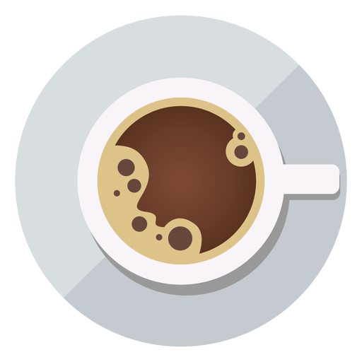 Coffee Cup Top View Icon
