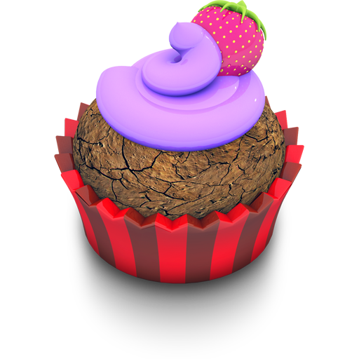 Berry Cupcake Icon Aka Acid Cake Iconset Archigraphs