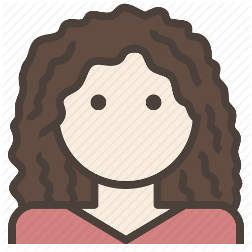 Avatar, Curly, Fluffy, Hair, Woman Icon