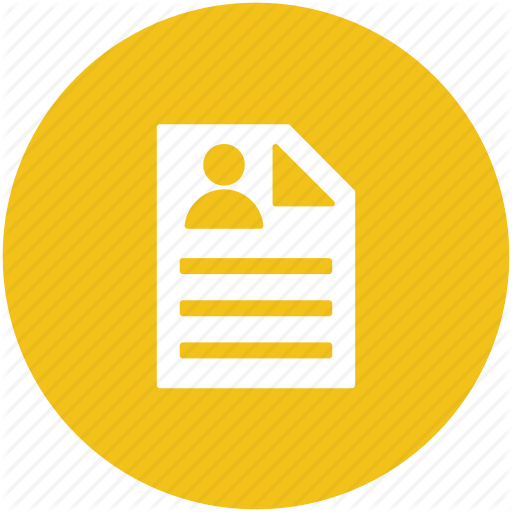 Bio Data, Curriculum Vitae, Cv, Job Application, Resume Icon