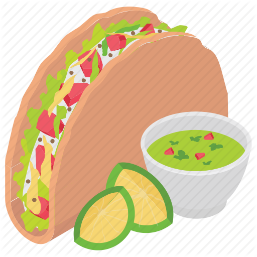 Food, Mexican Dish, Snack Food, Tacos, Tortilla Tacos Icon