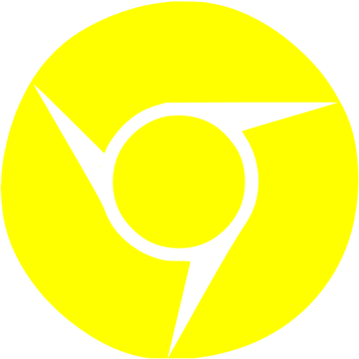Yellow Chrome Icon