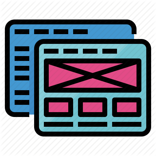 Custom, Design, Dummy, Mockup, Template Icon