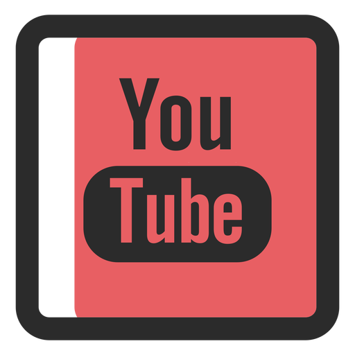Youtube Colored Stroke Icon