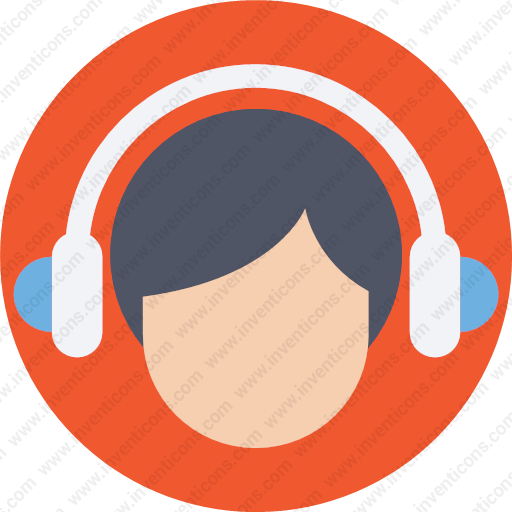 Download Customer,service,support,avatar,person Icon Inventicons