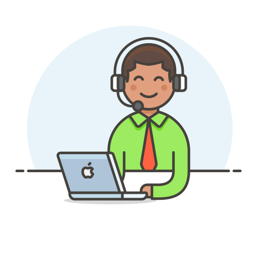 Customer Service Man Icon Streamline Ux Free Iconset