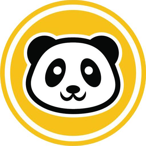 Cute Panda Bear Face Con