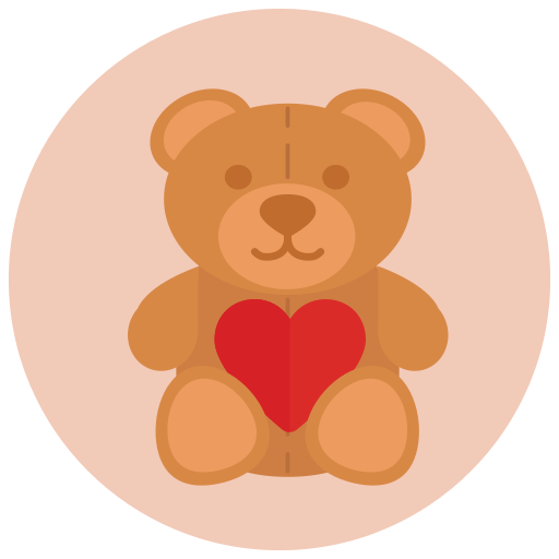 Teddy Bear, Love, Heart Icon Free Of Valentine's Icons