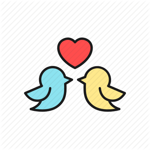 Bird, Couple, Cute, Dove, Love, Marriage, Wedding Icon