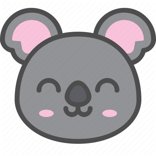 Australia, Avatar, Cute, Face, Koala, Smile Icon