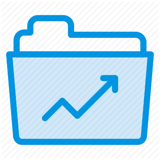 Chart, Diagram, Folder, Graph Icon
