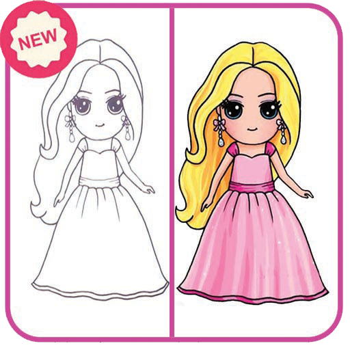 How To Draw Cute Girls Easy Apk