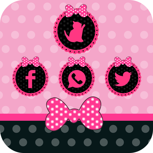 Pink Cute Girl Bow Theme Love Download Apk Para Android
