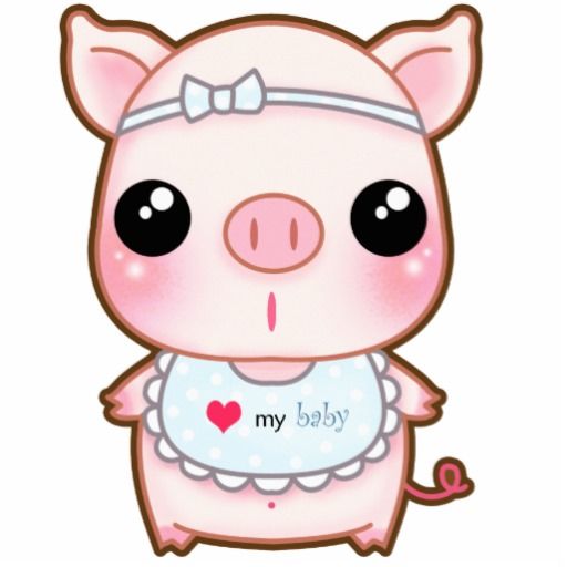 Cute Pig Cartoon