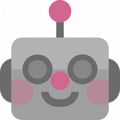 Avatar, Clown, Cute, Emoji, Emoticon, Machine, Robot Icon