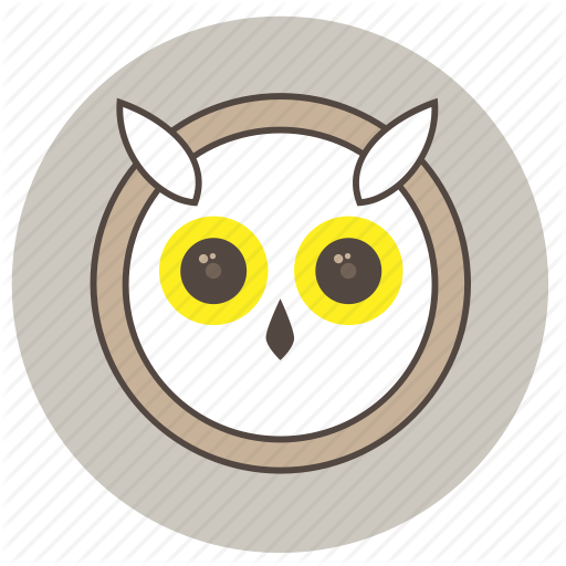 Animals, Big Eyes, Cute, Face, Night, Owl Icon