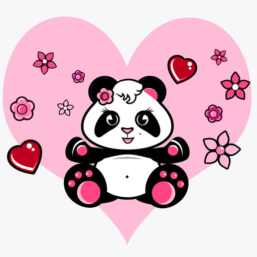 Cute Panda Stickers Pack!