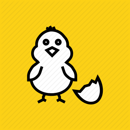 Chicken, Chickling, Cute, Easter, Egg, Hatch Icon