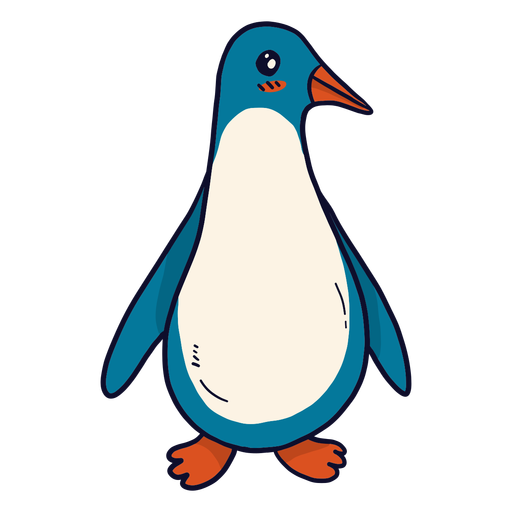 Cute Penguin Wing Beak Flat