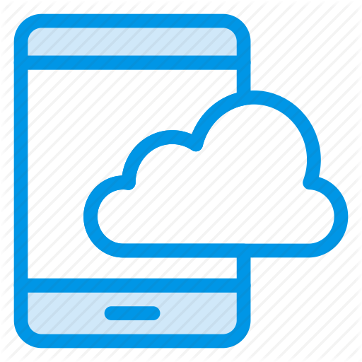 Cloud, Mobile, Phone, Smart, Storage, Telephone Icon