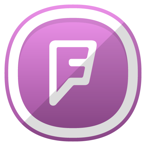Foursquare Icon Free Cute Shaded Social Iconset Designbolts