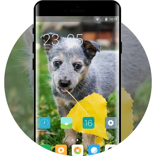 Cute Puppy Free Android Theme U Launcher
