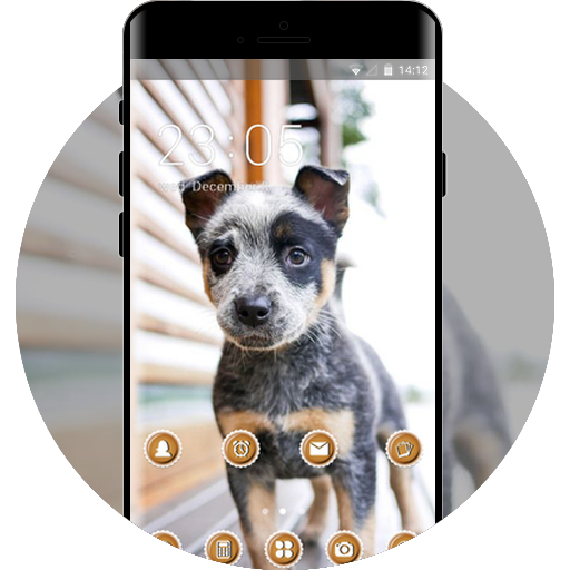 Cute Puppy Pet Free Android Theme U Launcher