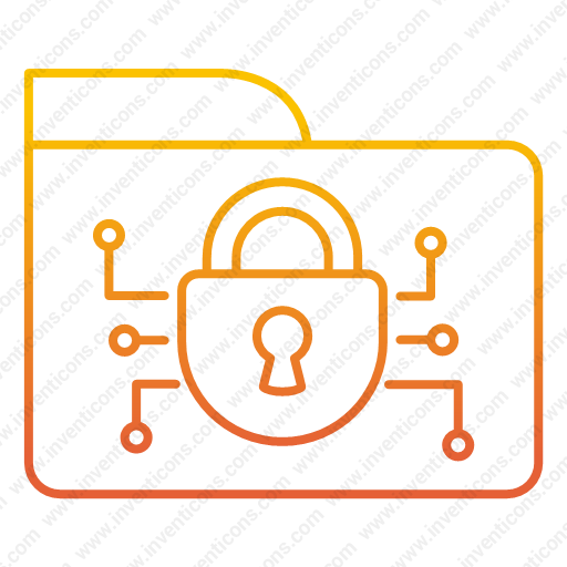 Download Folder,security Icon Inventicons