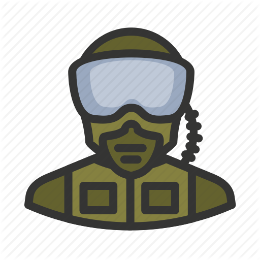 Goggles, Military, Pilot, Soldier Icon