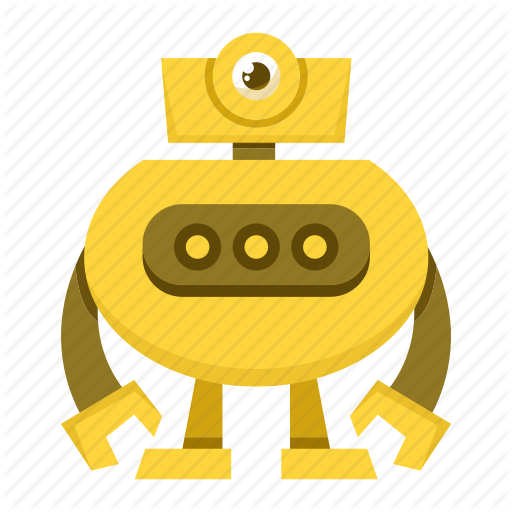 Cartoon, Cyborg, Robot, Toy Icon