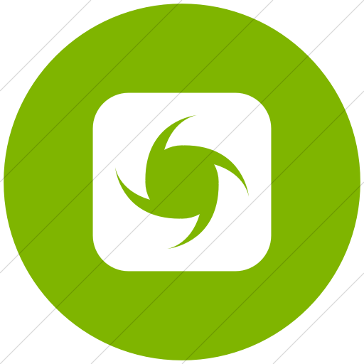 Flat Circle White On Green Ocha Humanitarians Inverse