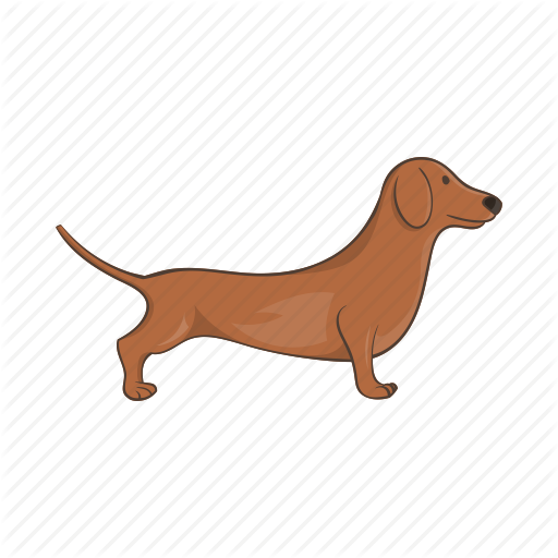 Animal, Cartoon, Dachshund, Dog, German, Pet, Puppy Icon