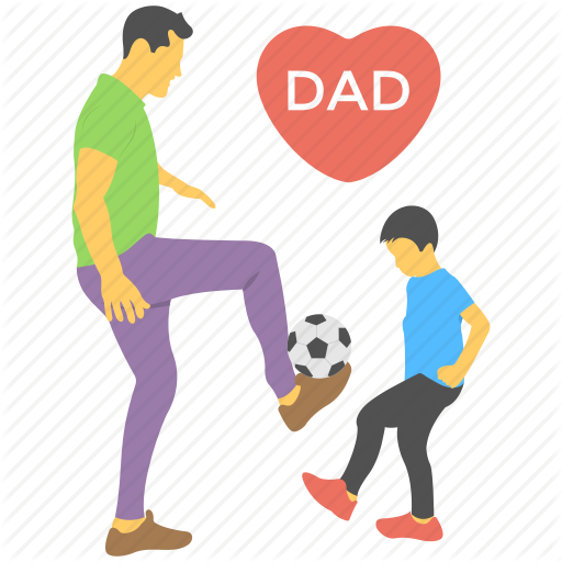 Father And Kid, Friendly Dad, Love Relation, Playing Dad, Super