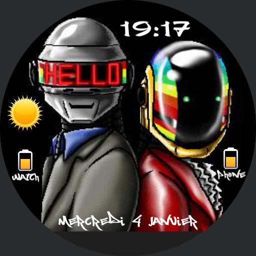 Daft Punk Animated For Moto