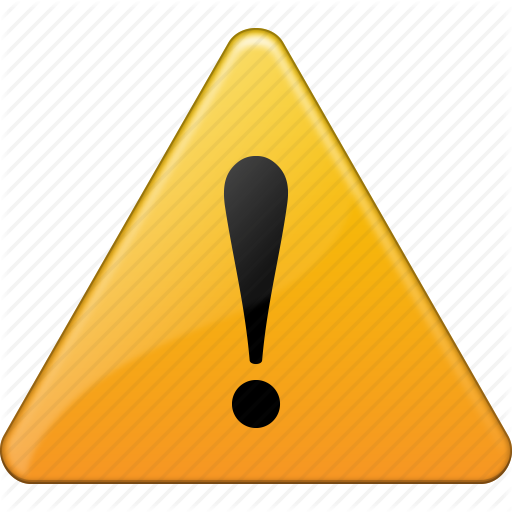 Alarm, Alert, Attention, Beware, Caution, Danger, Error Icon