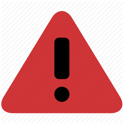 Alert, Attention, Danger, Error, Exclamation, Problem, Problems Icon