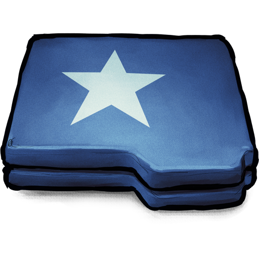 Folder Blue Star Icon Ultrabuuf Iconset Mattahan